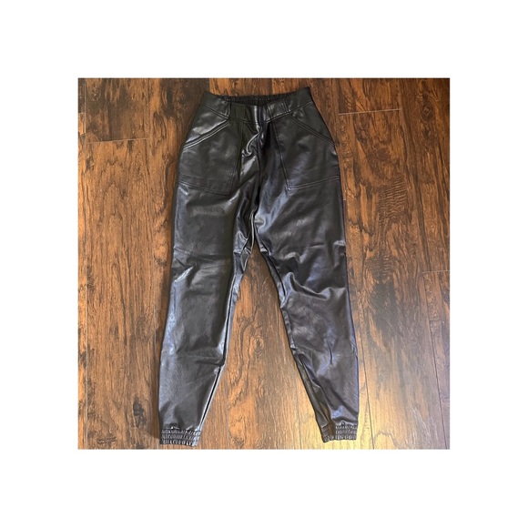 Spanx Faux Leather Joggers - Picture 2 of 6